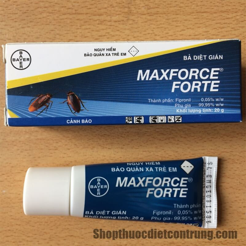 Thuốc Diệt Gián Maxforce Forte Bả Sinh Học Trừ Gián Tận Gốc Tuýp 20 Gram | Dietcontrung.online24h