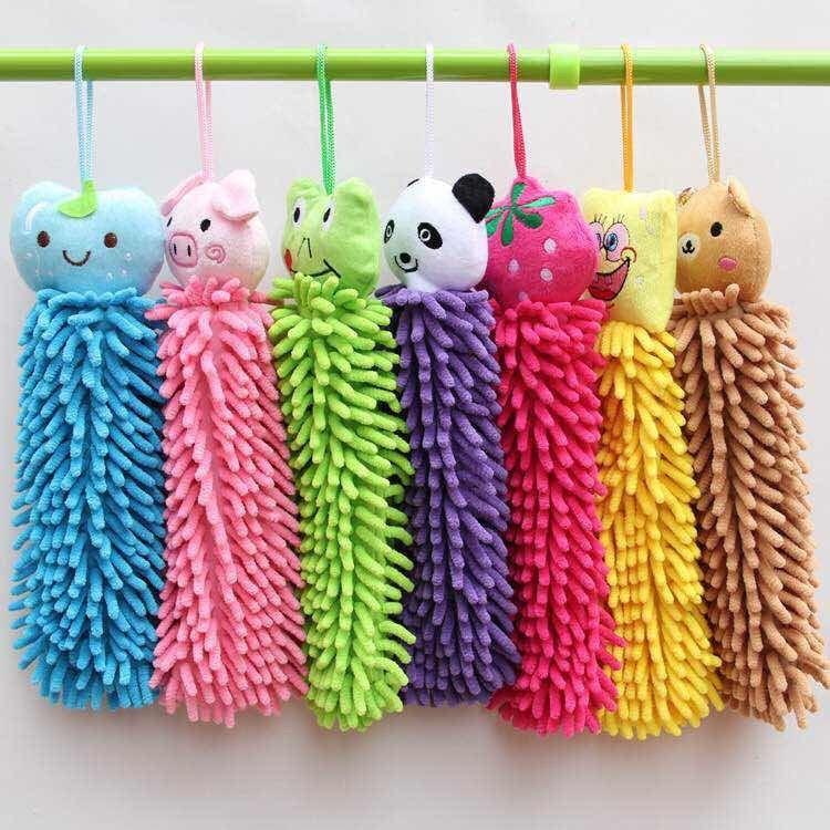 Khăn lau tay san hô hình thú