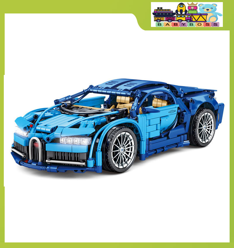 Đồ Chơi Lắp Ghép Technic Bugatti Với 1355 Chi Tiết, Đồ Chơi Mô Hình Siêu Xe Bugatti Tỷ Lệ 1:14 Điều Khiển RC, Đồ Chơi Điều Khiển Từ Xa Xe Ô Tô Bugatti Tay Cầm RC - Chính Hãng BABYBOSS.