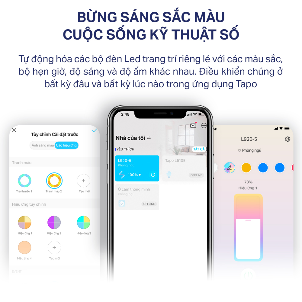 Bộ Led Dây TP-Link Tapo L900-5 / L920-5 / L930-5 WiFi Điều Khiển Thông Minh Nhiều Màu Sắc - Hàng Chính Hãng