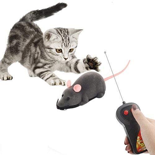 Điều khiển từ xa Chuột Đồ chơi mèo 3 năm Đồ chơi quà tặng cho trẻ em Màu xám