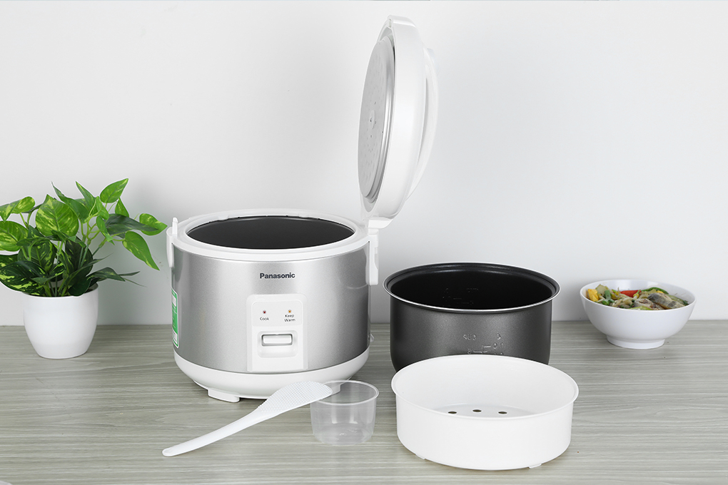 Nồi cơm điện nắp gài 1L Panasonic SR-MVN10LRAX - Hàng Chính Hãng - Bảo hành 12 tháng chính hãng