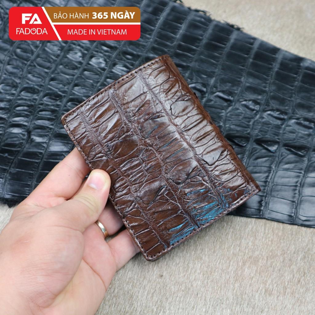 Ví Đứng Da Cá Sấu 2 Mặt CW02-02D Fadoda