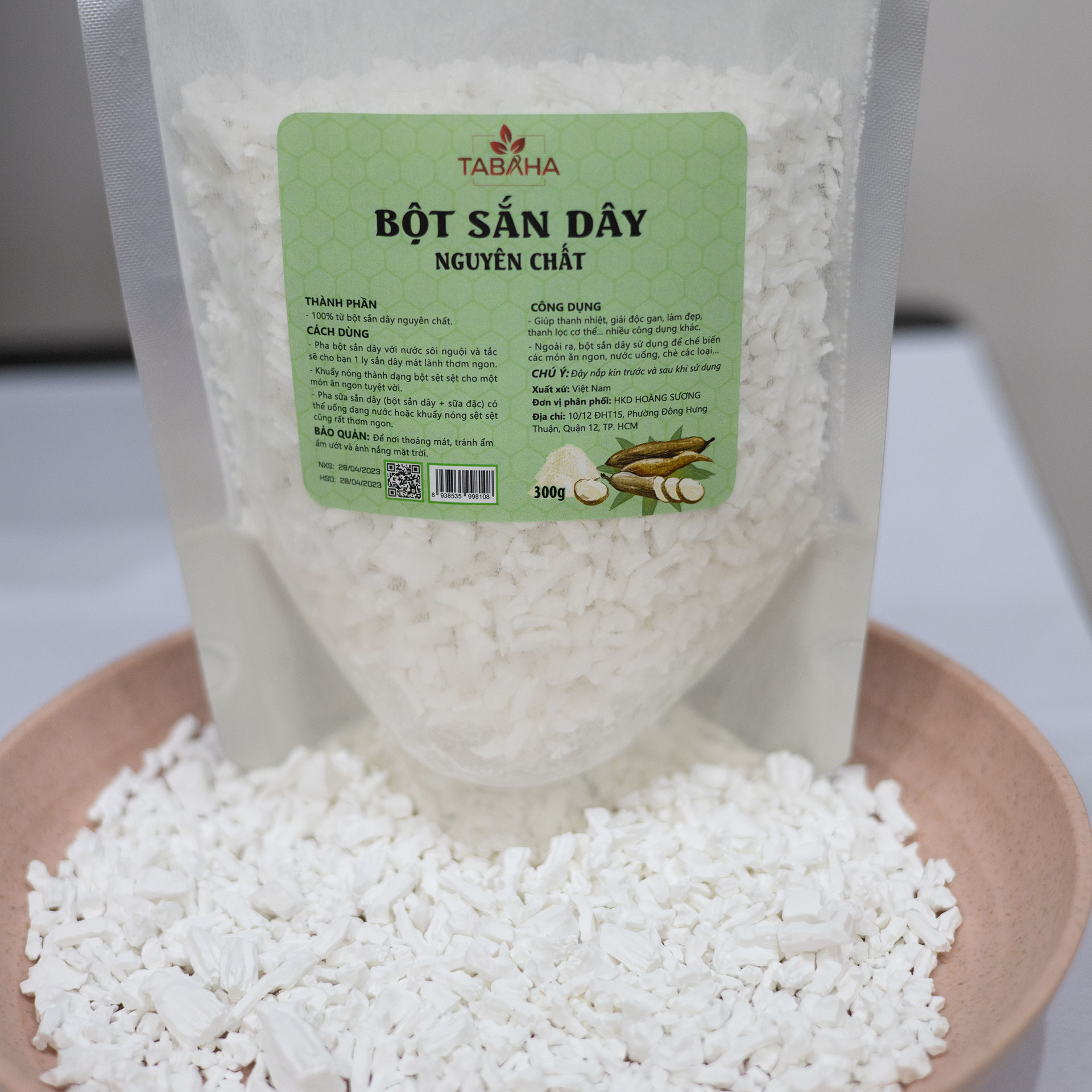 Bột sắn dây nguyên chất TABAHA 300g không pha trộn