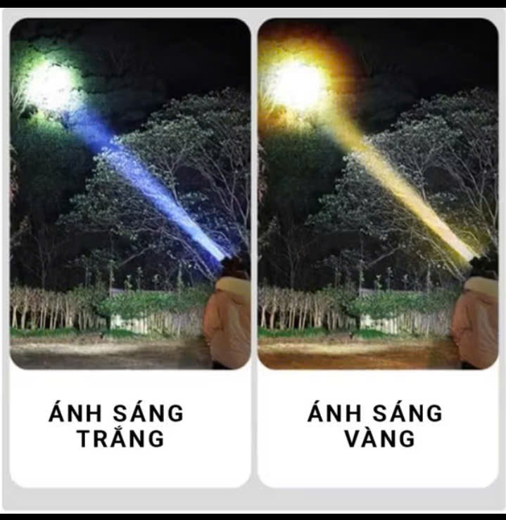 Đèn pin đội đầu siêu sáng ánh sáng tỏa rộng chiếu xạ 250M thời gian sử dụng thoải mái