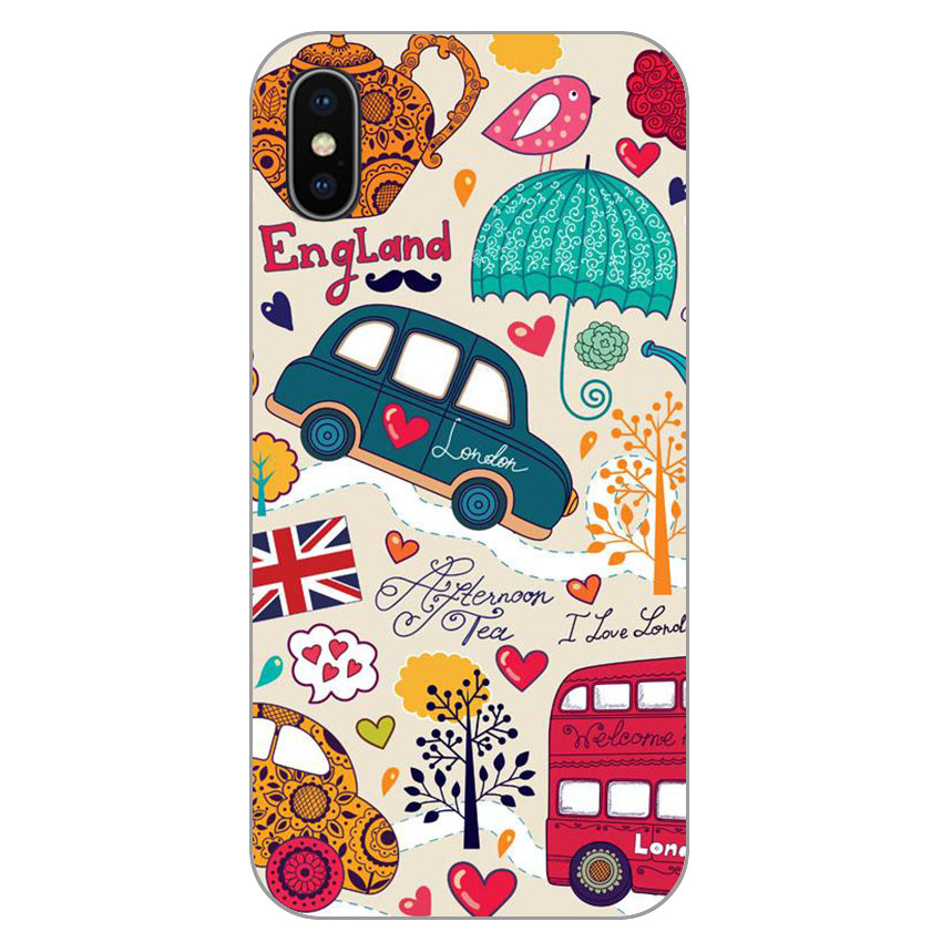 Ốp lưng dẻo cho Apple iPhone X_London 01
