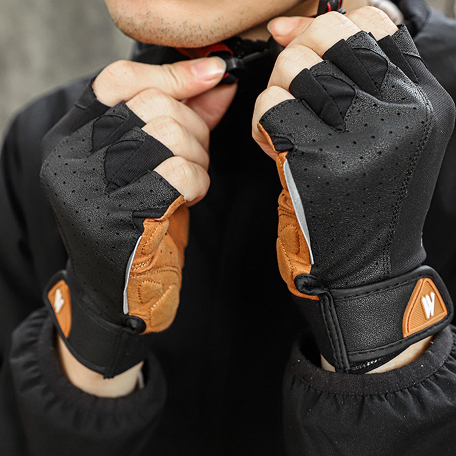 Sports Cycling Gloves Bike Half Finger Gloves 16.7x9.2cm