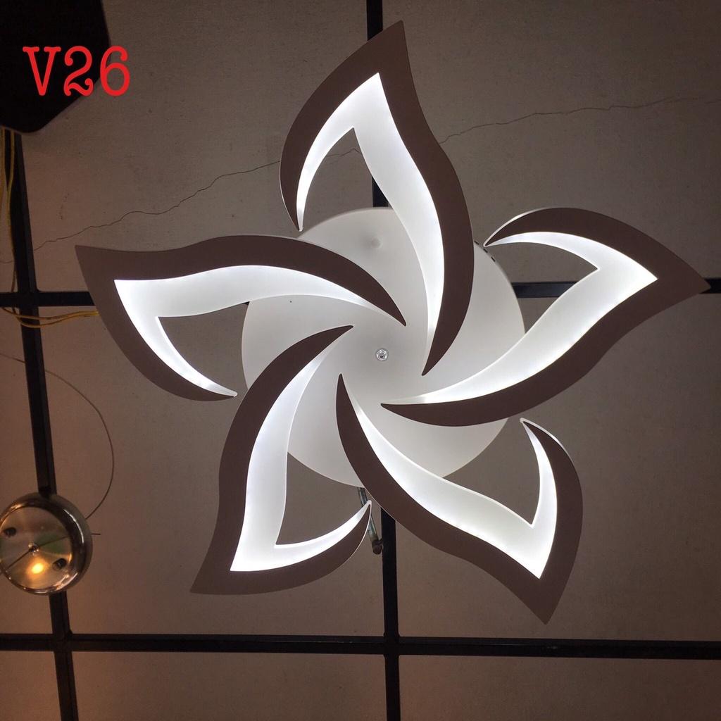 Đèn LED Ốp trần v26 tặng kèm điều khiển từ xa