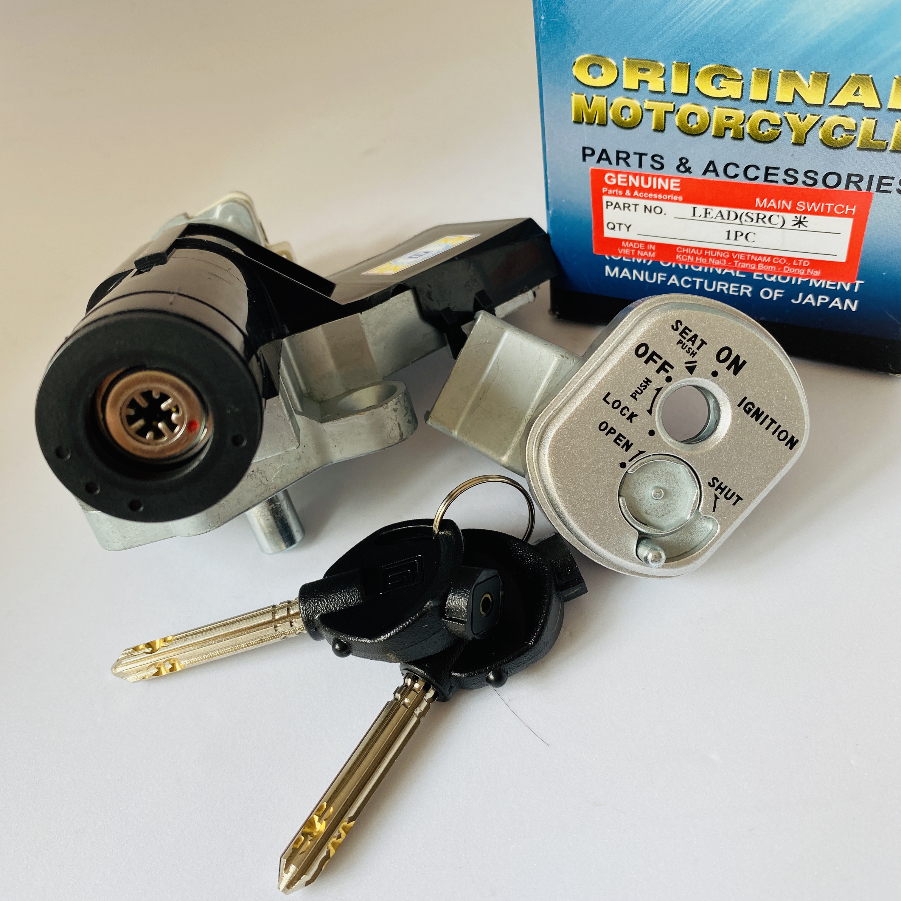 Ổ Khóa Từ 8 Cạnh Dành Cho Xe Lead