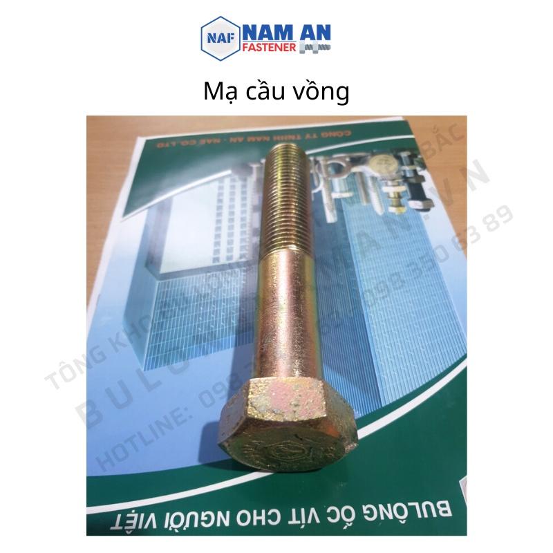 Bulong M24 cấp bền 8.8, bu lông lục giác M24, bu lông 8.8, đường kính 24mm, độ dài: 70 -> 150 mm