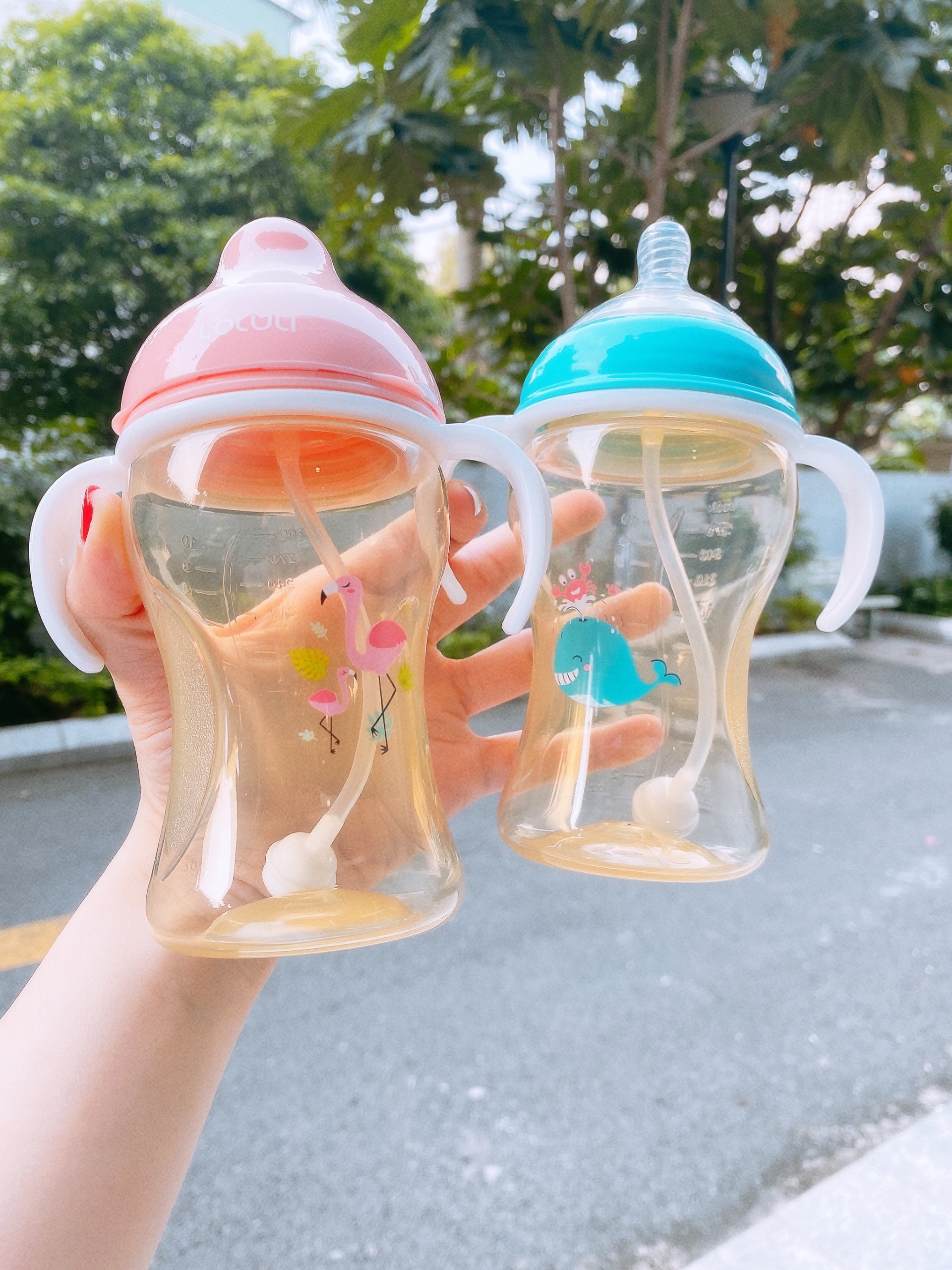 Bình Sữa Loluli PP Cổ Rộng Chống Sặc Cho Bé Chính Hãng - 300ml