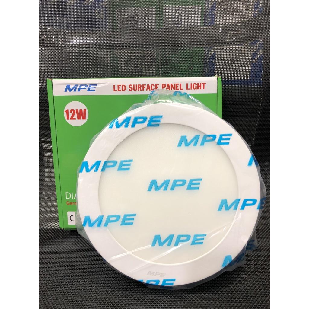 Đèn Ốp Nổi, Đèn LED Panel ốp trần tròn 6-12W - Thương hiệu MPE