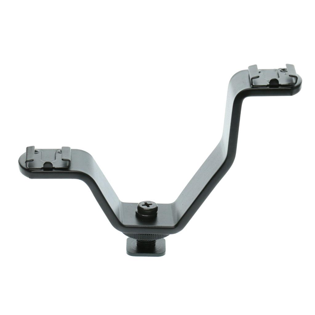 V Type  Shoe Mount Flash Bracket for Camera Monitor Video