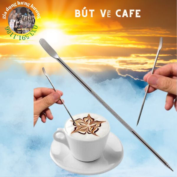 Bút vẽ cafe latter, capuchino