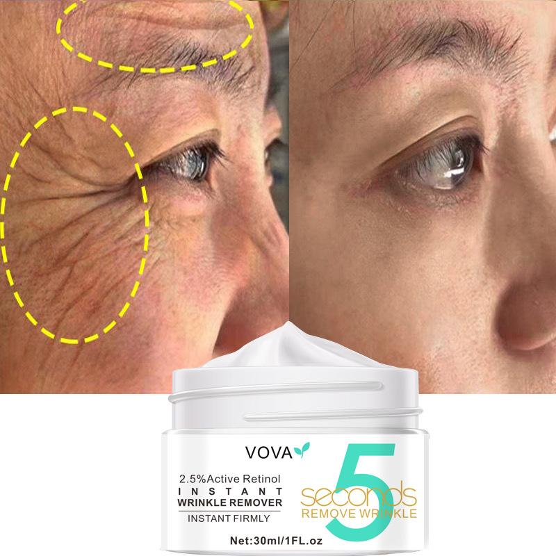 Kem 5 giây xóa nhăn, xóa thâm, xóa bọng mắt, thành phần dẫn xuất retinol và thảo dược thiên nhiên