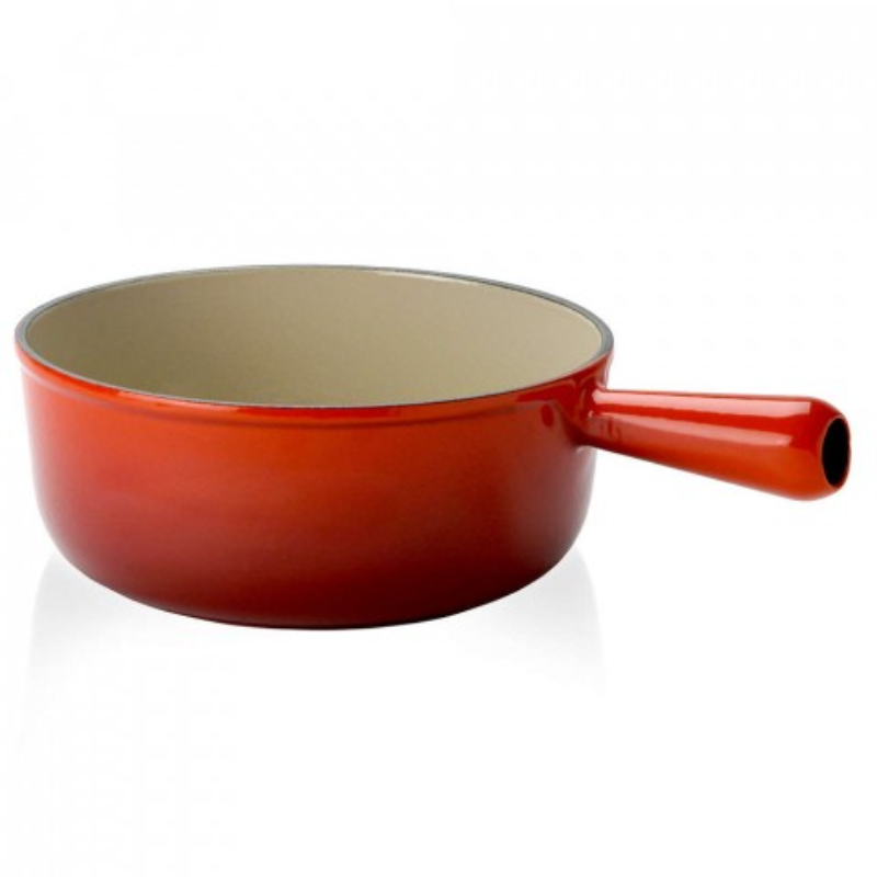 Quánh Gang Le Creuset, Size 16cm, Tay Cầm Cách Nhiệt, Quánh Nấu Bột Cho Bé, Dẫn Nhiệt Tốt, Dùng Cho Mọi Loại Bếp