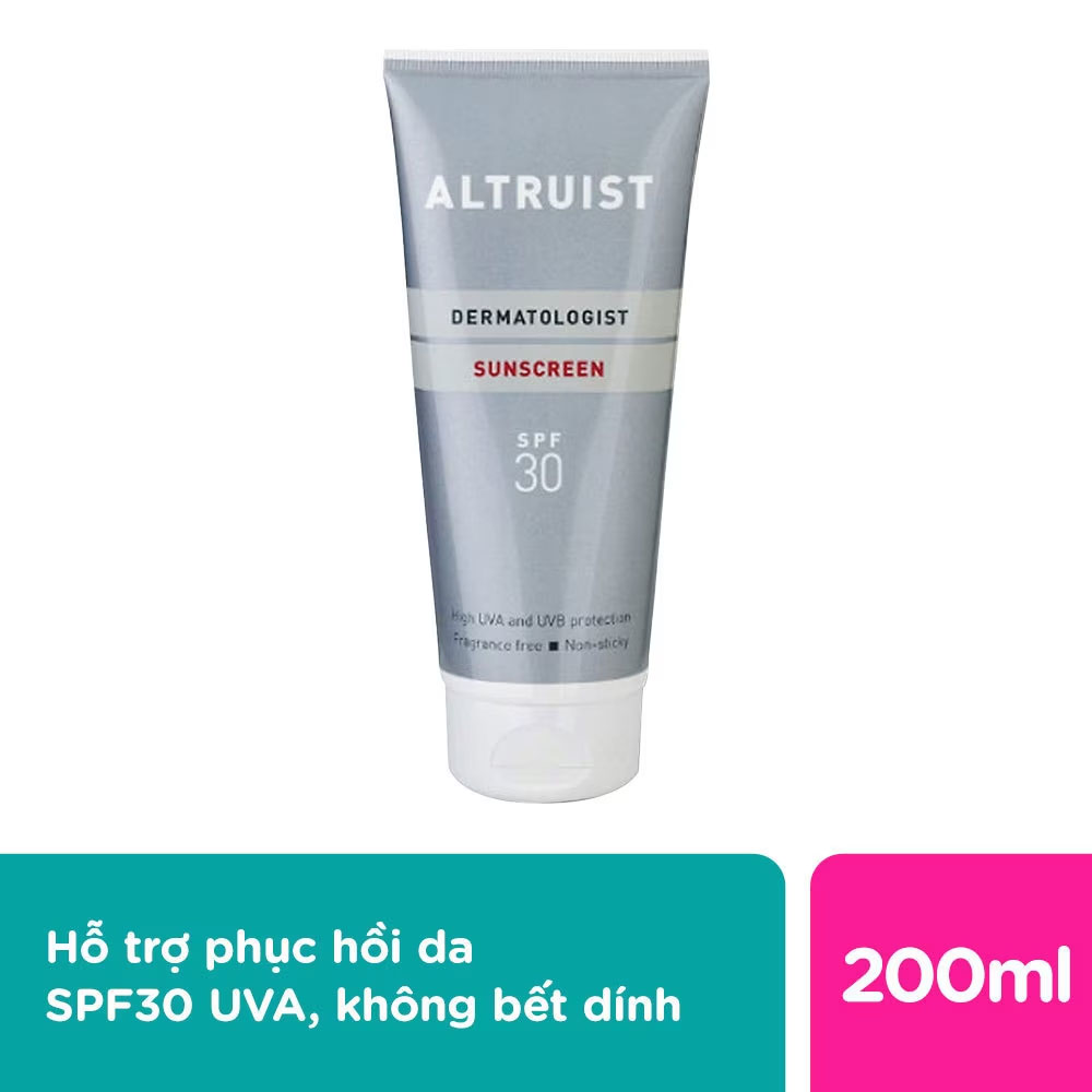 Kem Chống Nắng Altruist Sunscreen SPF30 UVA 200ml