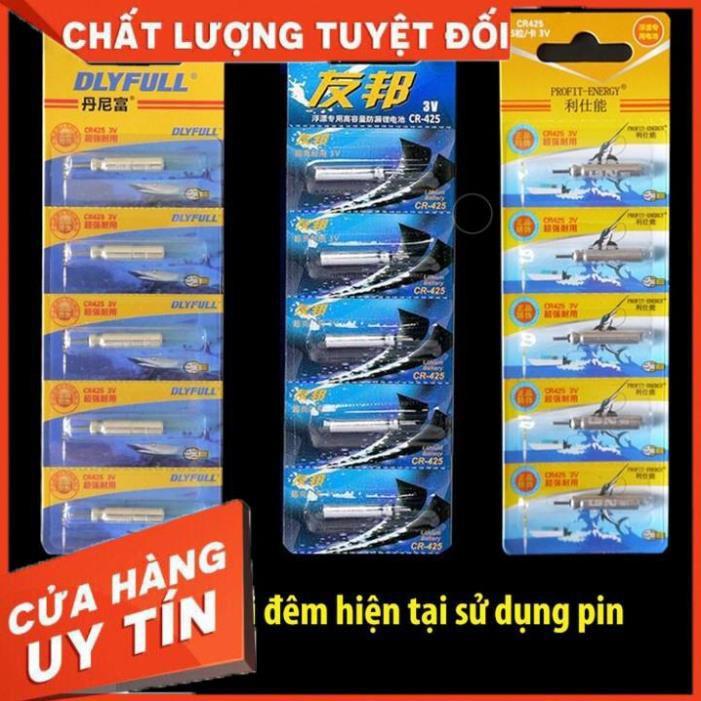 Pin Phao Câu Đài Đêm Điện Tử CR-425 Chuyên lắp phao câu đài câu đêm