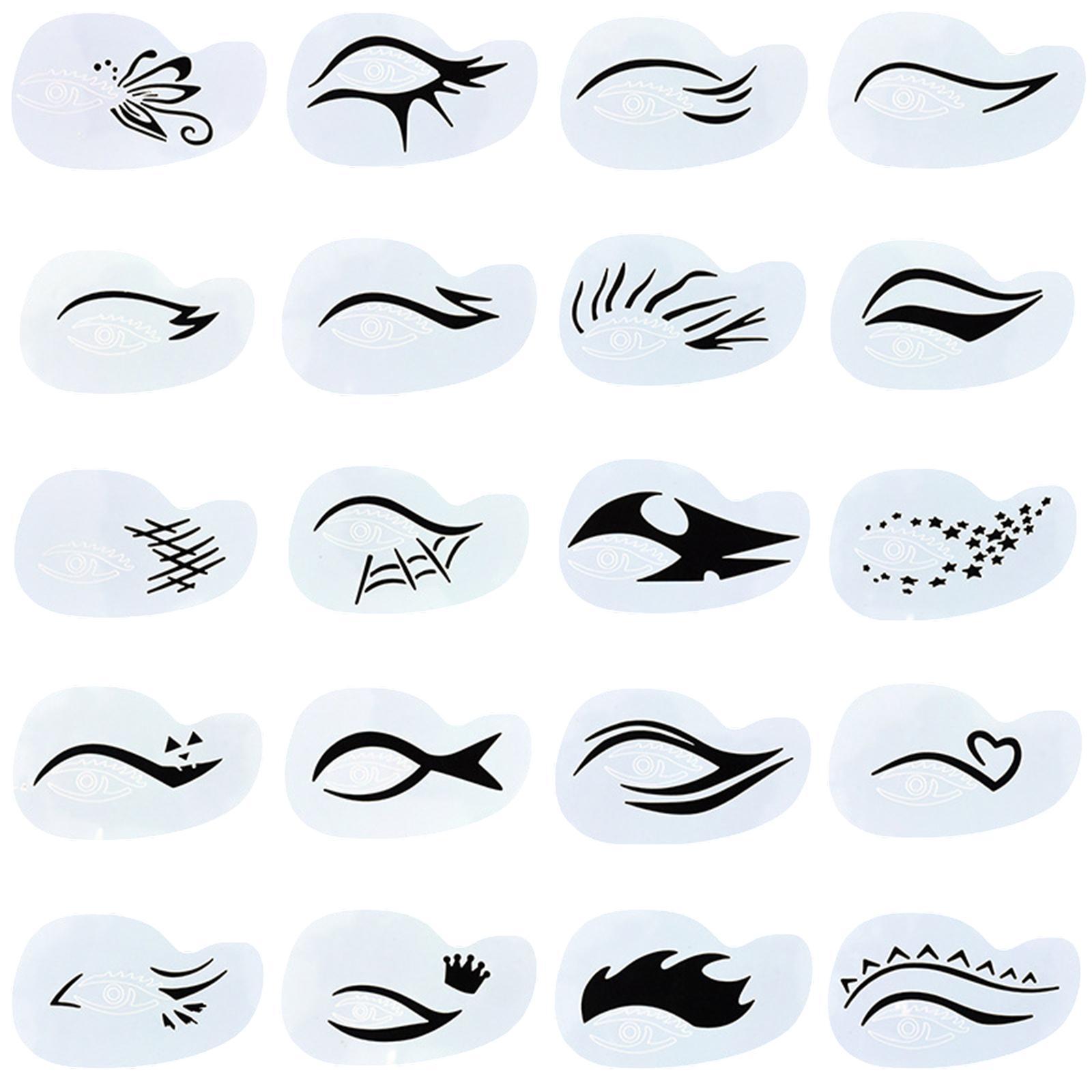 Face Paint Stencils Set for Children Adult DIY Party Supplies Painting