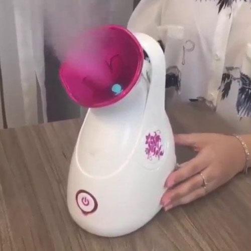 Máy Xông Hơi Mặt Mini Tặng Kèm Tinh Dầu - GDHN Loại Tốt