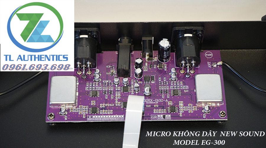 Micro không dây New Sound model EG300 hàng chính hãng nhập khẩu 2024 Chống Hú Cao Cấp Thế Hệ Mới Sóng Siêu Khỏe, Hát Cực Nhẹ, Tần Số Sóng Ổn Định
