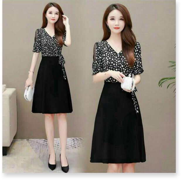 ĐẦM LỤA THIẾT KẾ HỌA TIẾT ĐƠN GIẢN