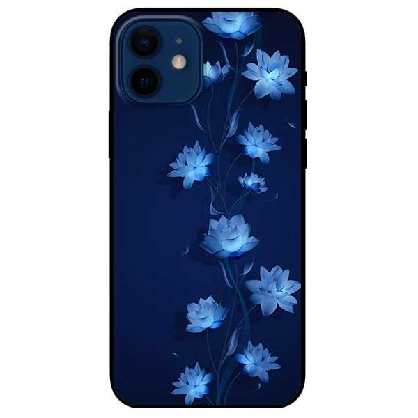 Ốp lưng dành cho Iphone 12 Mini - Iphone 12 - Iphone 12 Pro - 12 Pro Max - mẫu Sen Xanhh