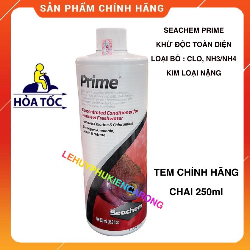 Seachem Prime Chai 250ml Dung Dịch Khử Nước TOÀN DIỆN Cho Bể Cá Cảnh