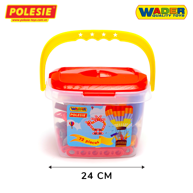 Hộp đồ chơi dụng cụ kỹ thuật 72 chi tiết - Polesie Toys