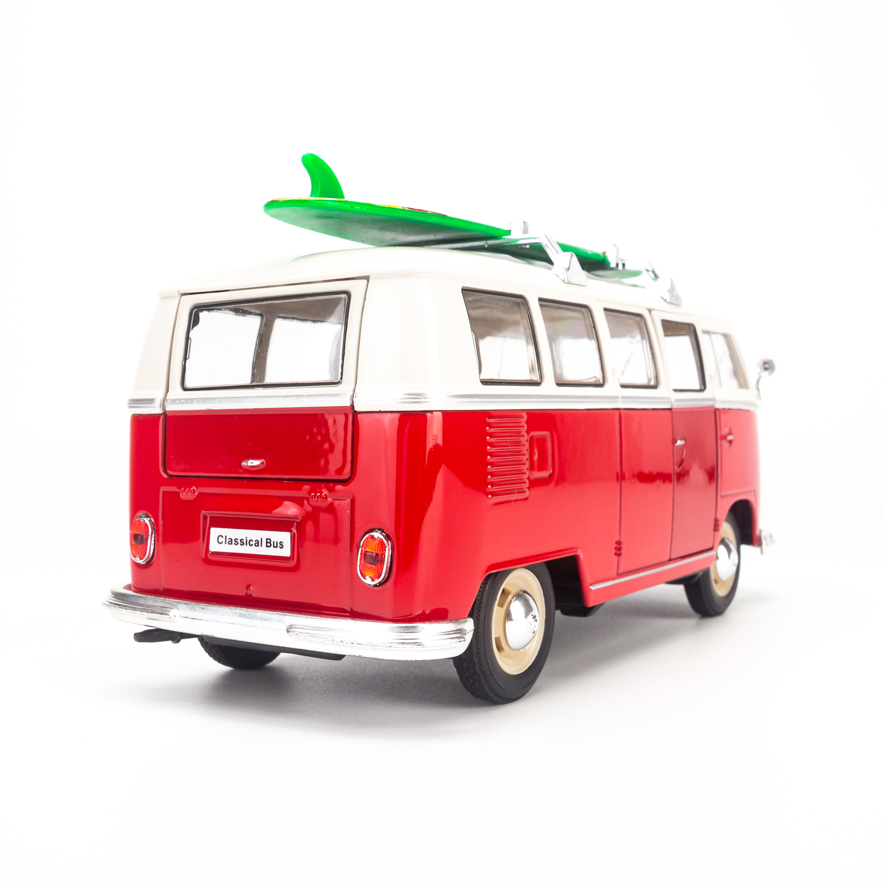 Mô hình xe Volkswagen T1 Bus With Surf Board 1:24 Welly- 22095