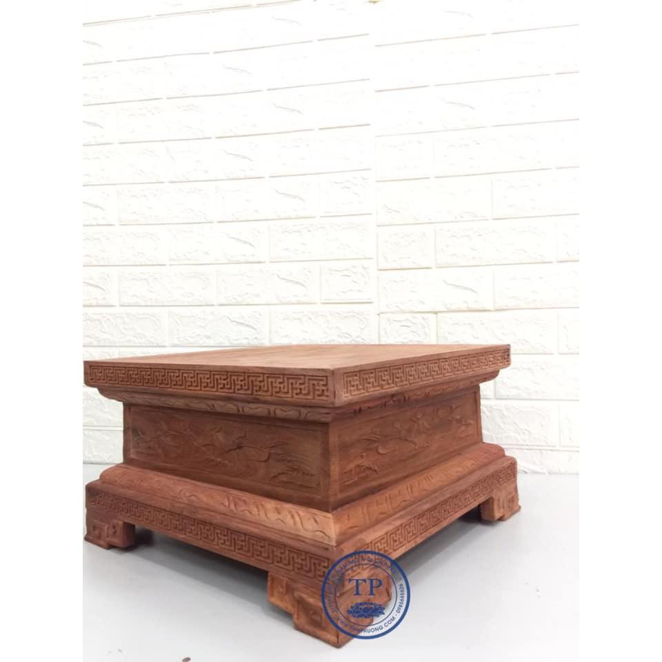 Đôn kê tượng gỗ Hương đỏ KH87229