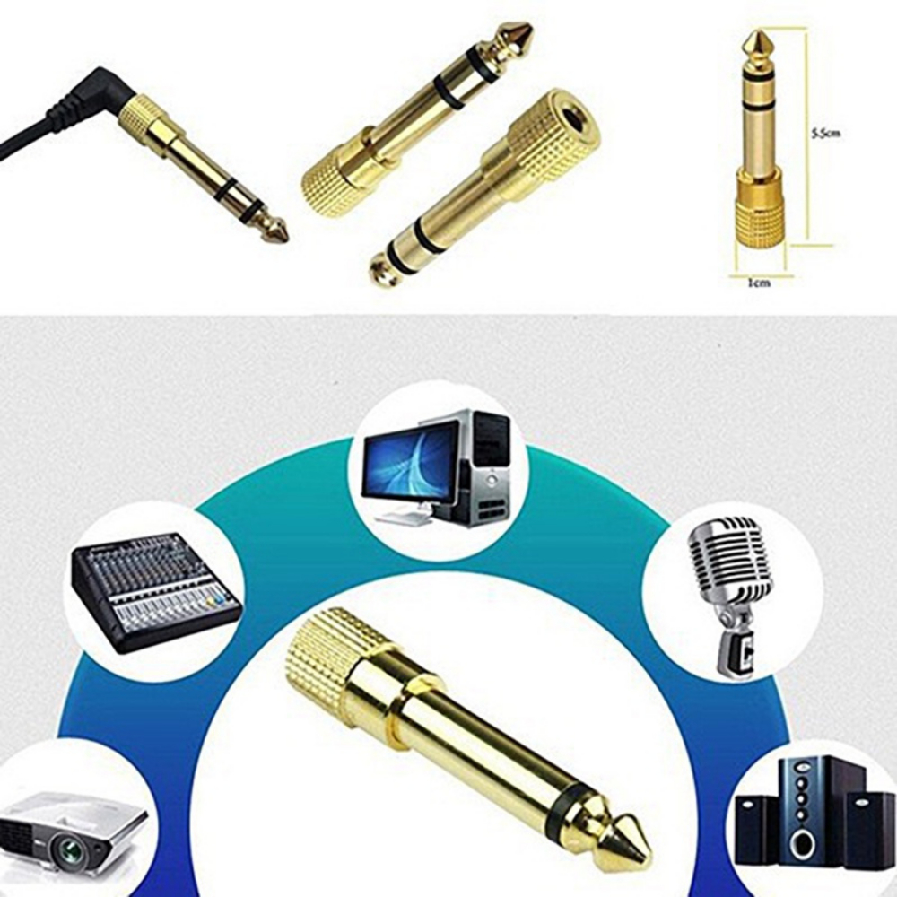 Đầu Jack Chuyển đổi âm thanh từ cổng 3ly sang 6ly 3 ly 6ly, 3li 6li, 3 li 6 li Giắc, Rắc, Rack Hàng Chính Hãng