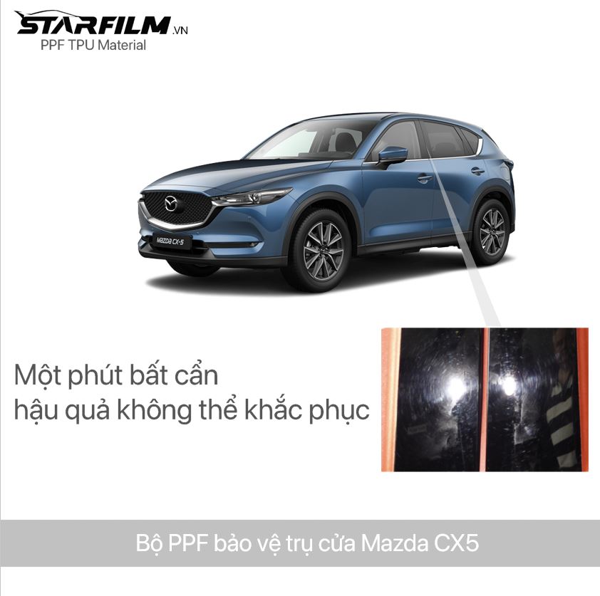 Mazda CX5 PPF TPU Trụ bóng chống xước tự hồi phục STARFILM