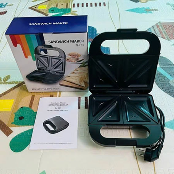 Máy Làm Bánh Hotdog Sandwich Maker Zj-201 Công Suất 750W Tiện Dụng