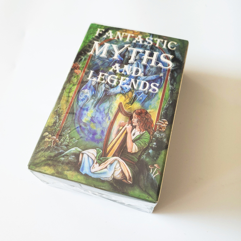 [Mạ Cạnh] Bài Tarot Fantastic Myths And Legends Tarot 78 Lá  Xanh Đá Thanh Tẩy Và Giấy Hướng Dẫn