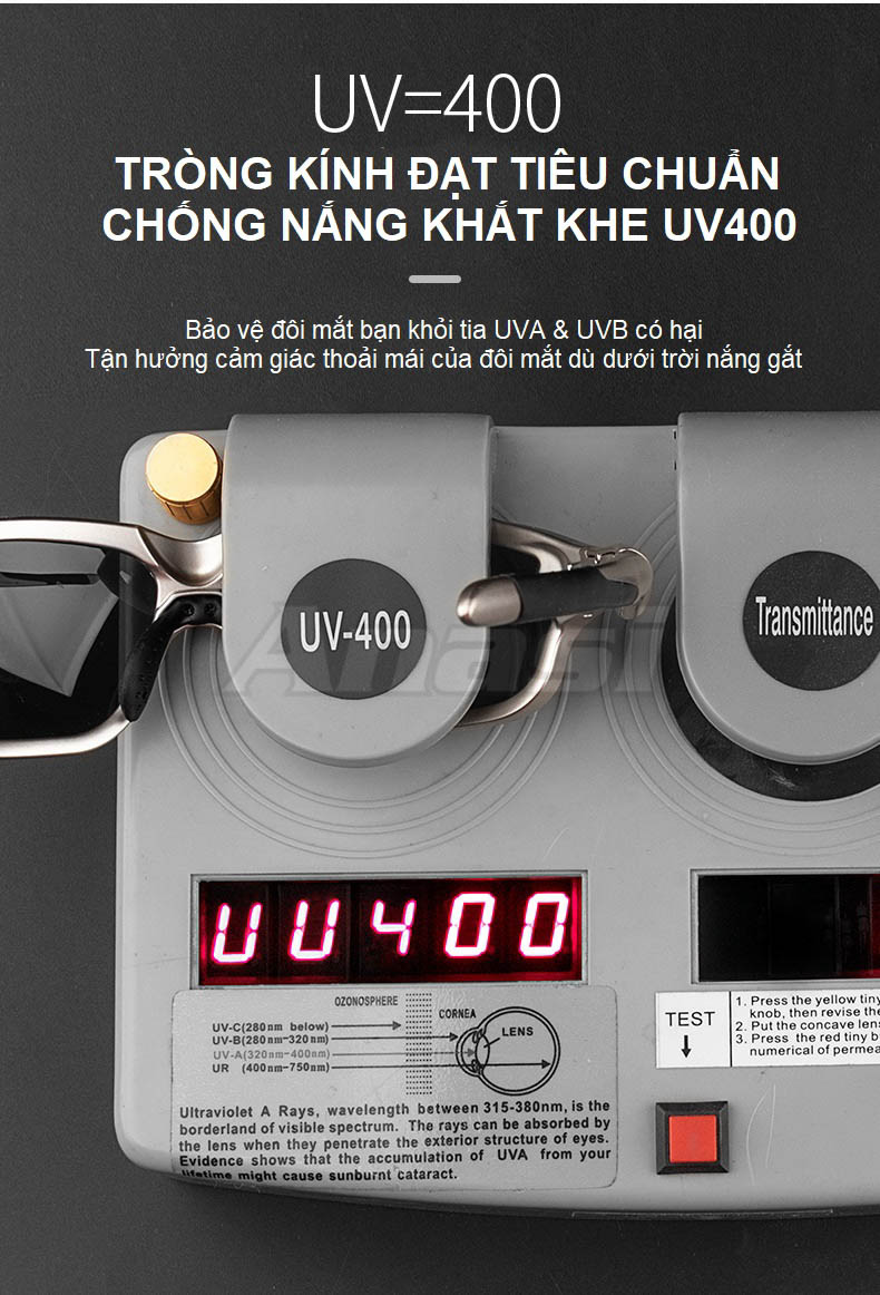 Kính mát nam nữ thể thao phân cực Anasi IG0099 cao cấp - Kính râm chống tia UV400 - Phụ kiện 5 món đi kèm
