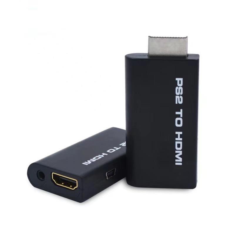 Sự khác biệt màu sắc của bộ chuyển đổi ps2 sang hdmi kiểu mới nhất sang bảng điều khiển trò chơi HDMI HD 1080P với âm thanh và video sang HDMI