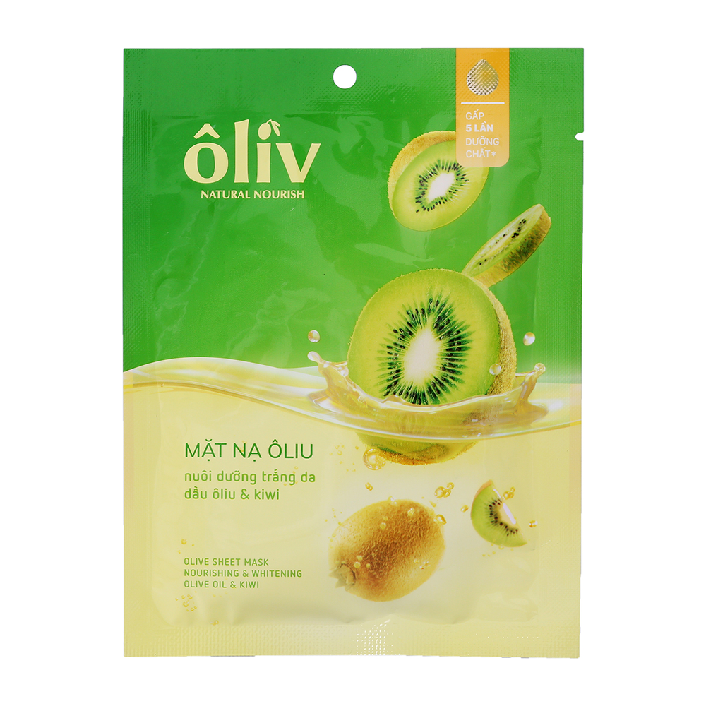 Mặt Nạ Olive Dưỡng Trắng Da Oliv De Provence Kiwi 20G