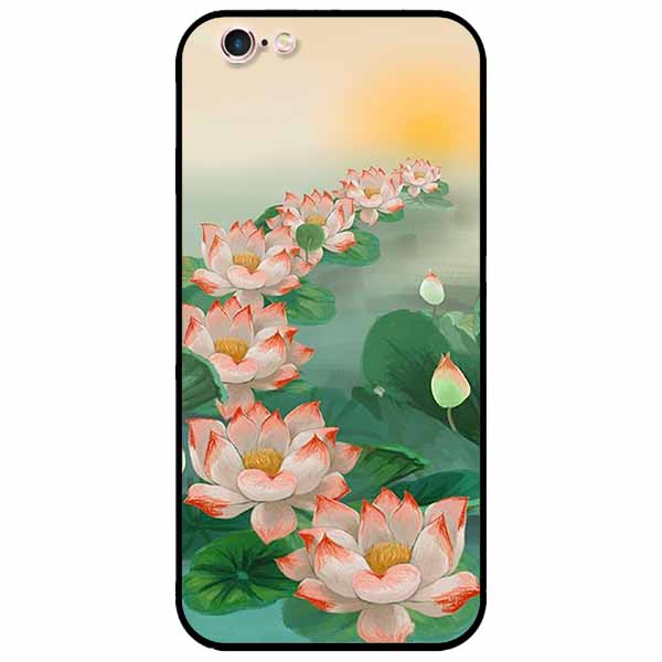 Ốp lưng in cho Iphone 6 Plus/ 6s Plus Mẫu Bảy Đóa Sen