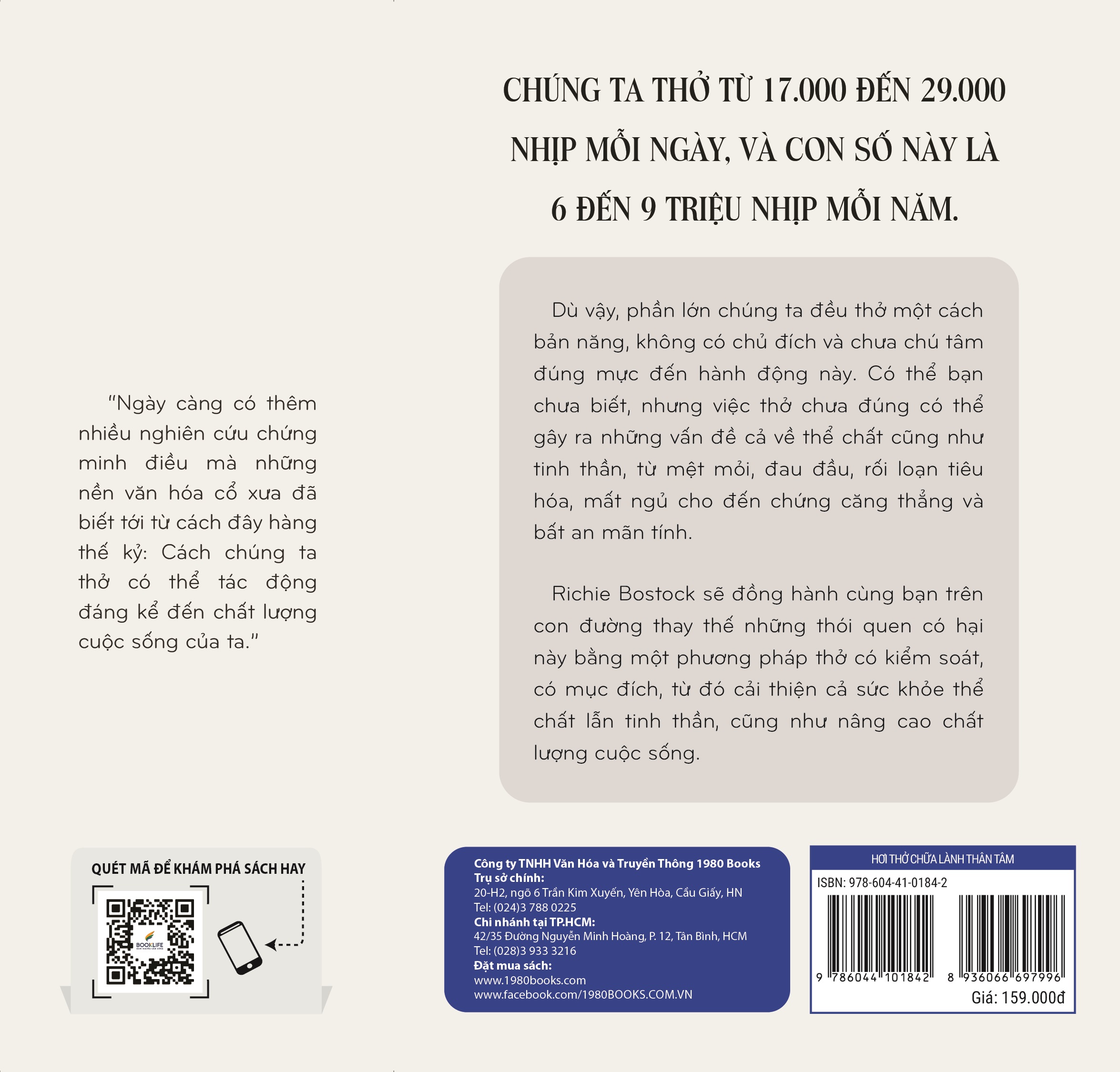 Sách - Hơi Thở Chữa Lành Thân Tâm - Richie Bostock