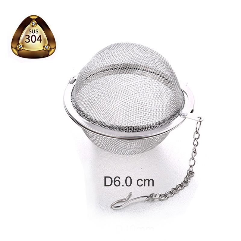 DỤNG CỤ LỌC PHA TRÀ CHẤT LIỆU INOX 304 DẠNG LƯỚI – LOẠI LỚN ĐƯỜNG KÍNH 60MM