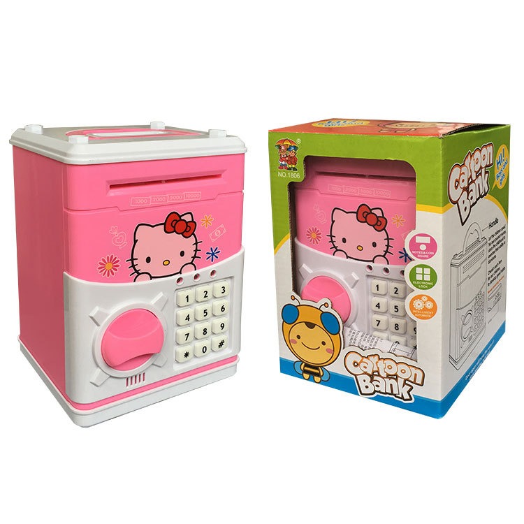 Két sắt mini điện tử thông minh cho bé - giáo dục tài chính sớm tiết kiệm tiền