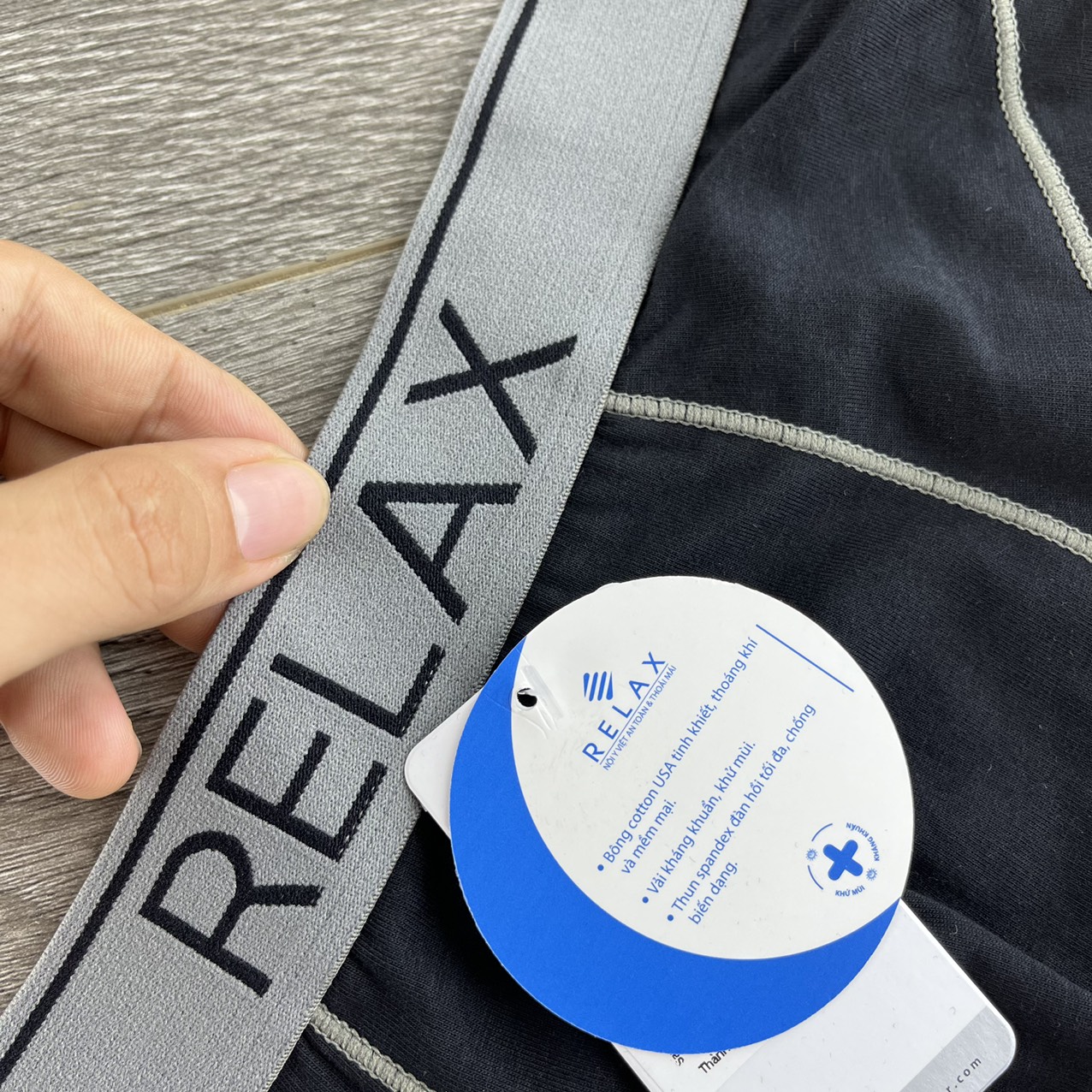 quần lót nam relax cotton cao cấp chính hãng, quần sịp đùi nam relax underwear rltk49