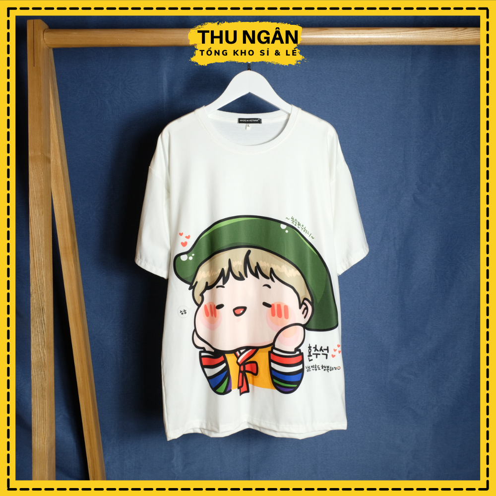 Áo Thun Tay Lỡ Form Rộng Unisex Phong Cách Ulzzang 10118