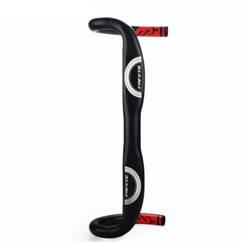 FMFXTR Bike Bent Handlebar Racing Windbreaker MTB Road Bicycle Aluminium Handlebar Folding Deadbike Bent Handlebar Bicycle Parts