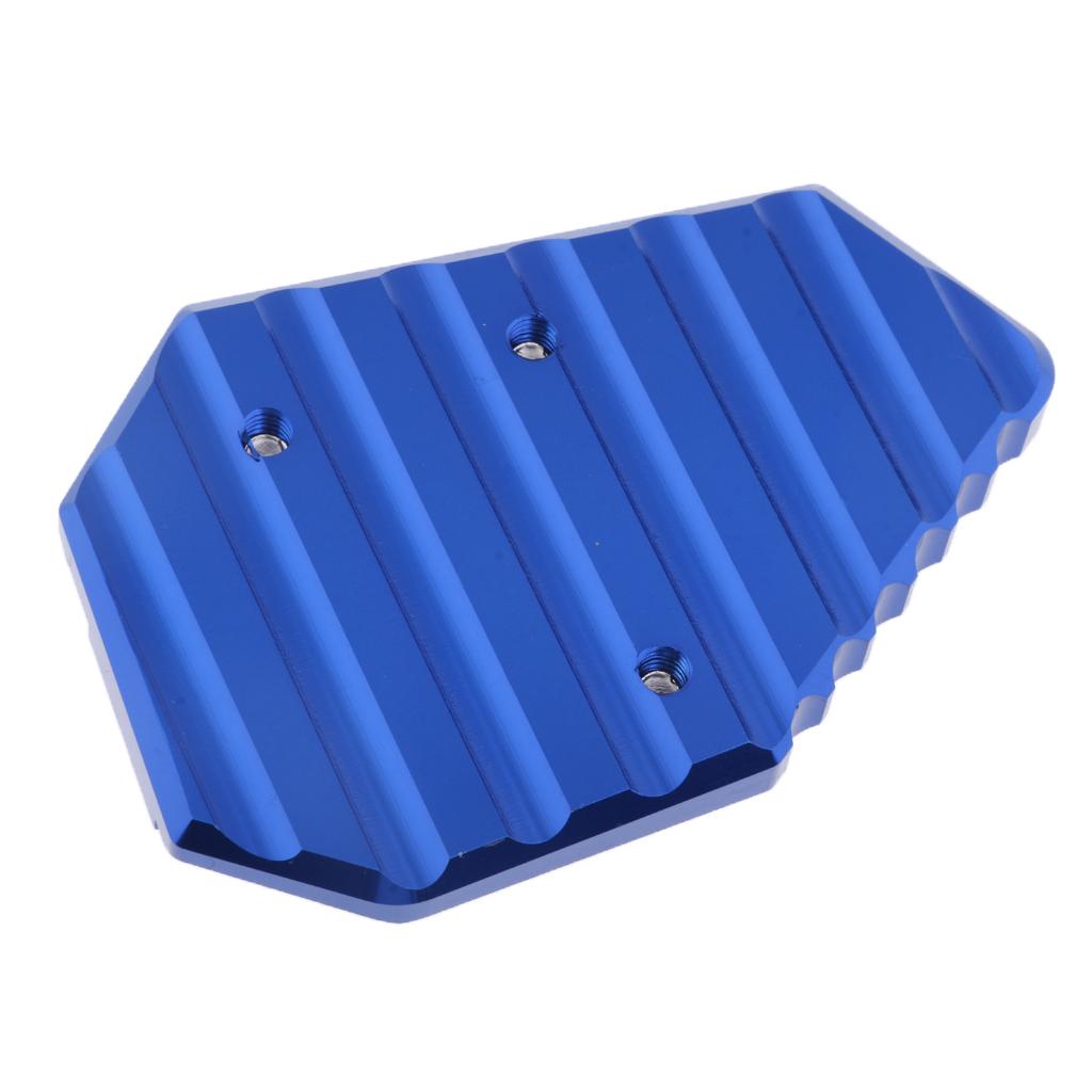 Blue Heavy Duty Motorbike Kickstand Stand Extension Plate for Honda CB1000R