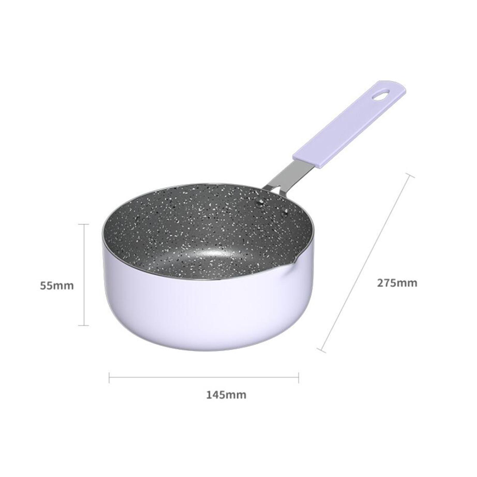 Small Milk Pot Portable Saucepan Pan Small Cookware for Restaurant Bar Hotel