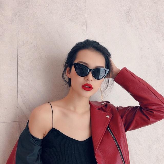 KÍNH RÂM MẮT MÈO XẾCH ĐEN TRẮNG TO CÁ TÍNH HOTTREND CÁ TÍNH