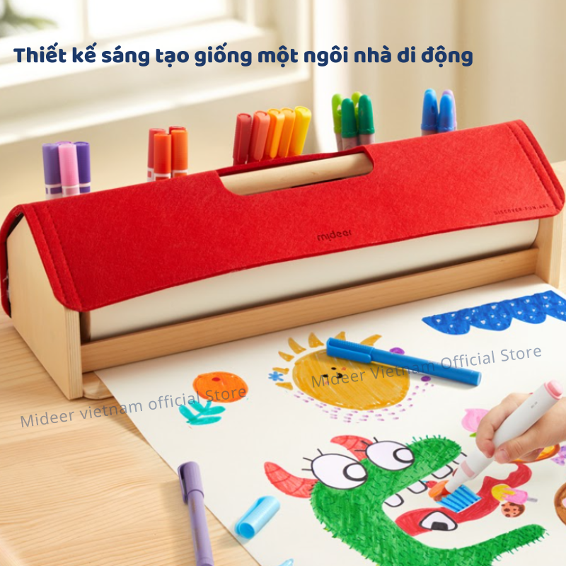 Ống đựng giấy vẽ Mideer Versatile Paper Roll Holder
