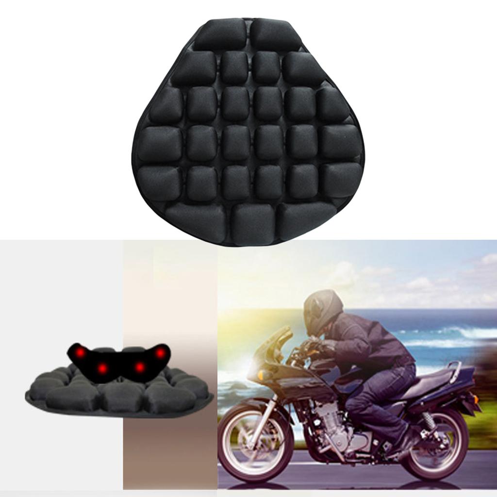 Inflatable Air Pad Anti- Motorcycle Cool Seat Cushion And Side Mirrors